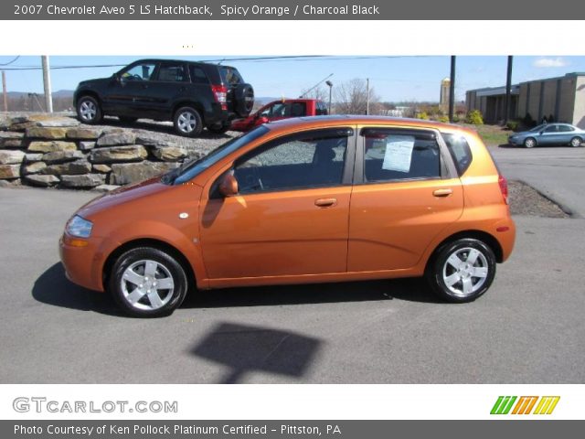 2007 Chevrolet Aveo 5 LS Hatchback in Spicy Orange