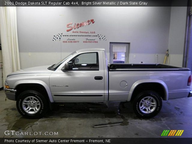2001 Dodge Dakota SLT Regular Cab 4x4 in Bright Silver Metallic