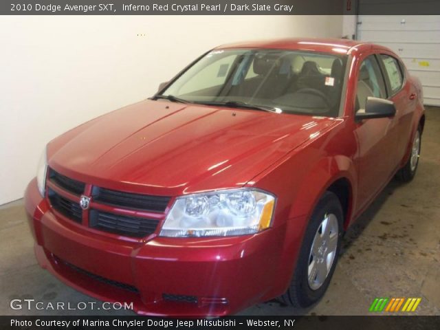 2010 Dodge Avenger SXT in Inferno Red Crystal Pearl