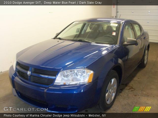 2010 Dodge Avenger SXT in Deep Water Blue Pearl