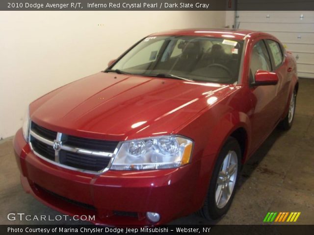 2010 Dodge Avenger R/T in Inferno Red Crystal Pearl