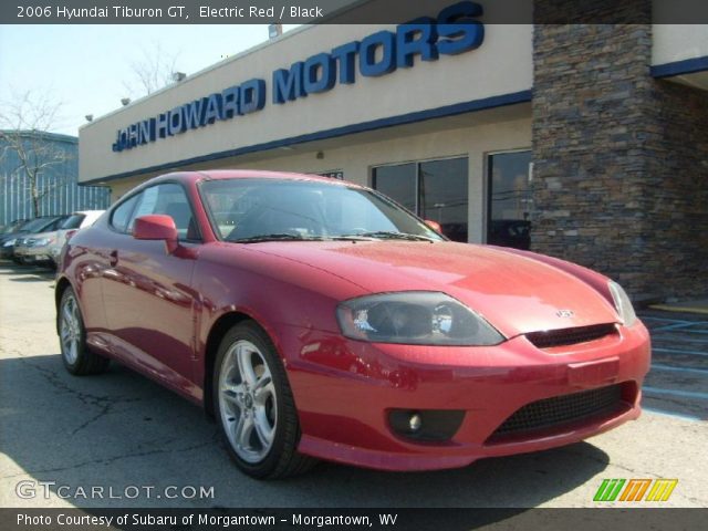 2006 Hyundai Tiburon GT in Electric Red