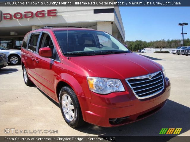 2008 Chrysler Town & Country Touring in Inferno Red Crystal Pearlcoat