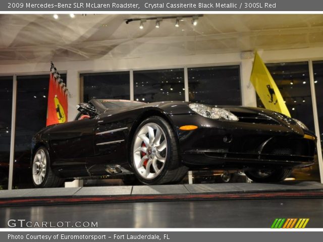 2009 Mercedes-Benz SLR McLaren Roadster in Crystal Cassiterite Black Metallic
