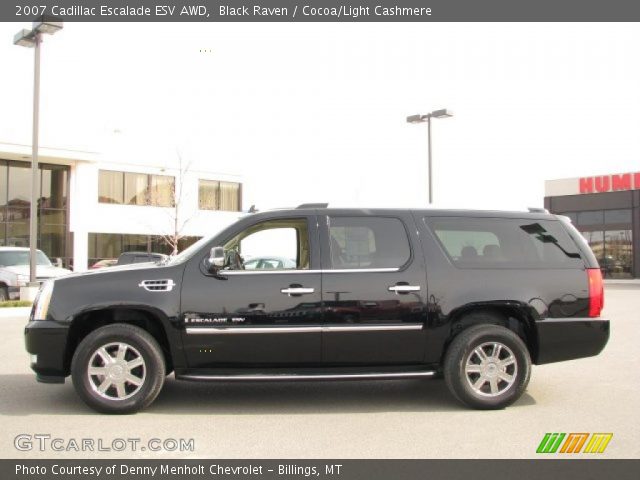 2007 Cadillac Escalade ESV AWD in Black Raven