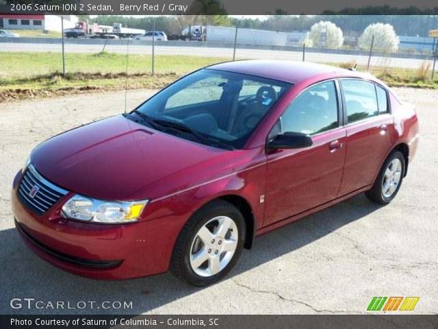 2006 Saturn ION 2 Sedan in Berry Red