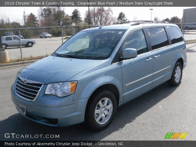 2010 Chrysler Town & Country Touring in Clearwater Blue Pearl