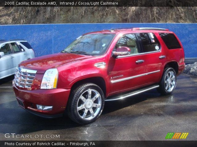 2008 Cadillac Escalade AWD in Infrared