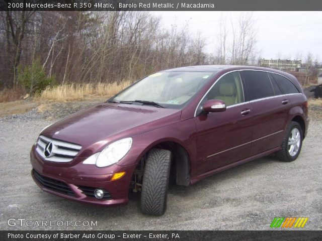 2008 Mercedes-Benz R 350 4Matic in Barolo Red Metallic