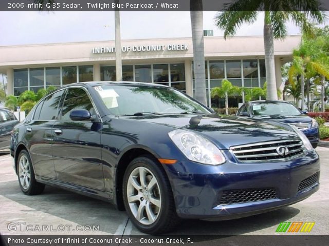 2006 Infiniti G 35 Sedan in Twilight Blue Pearlcoat
