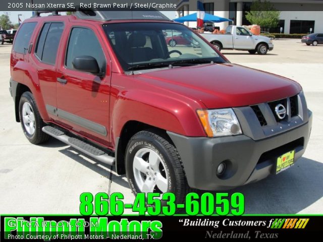 2005 Nissan Xterra SE in Red Brawn Pearl
