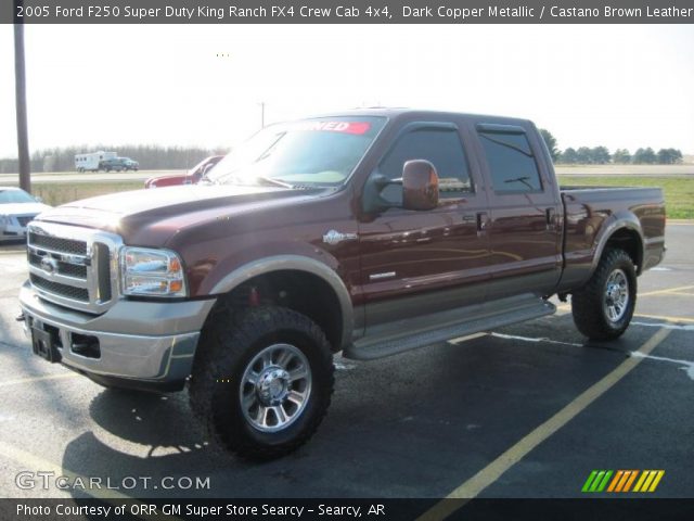 2005 Ford F250 Super Duty King Ranch FX4 Crew Cab 4x4 in Dark Copper Metallic