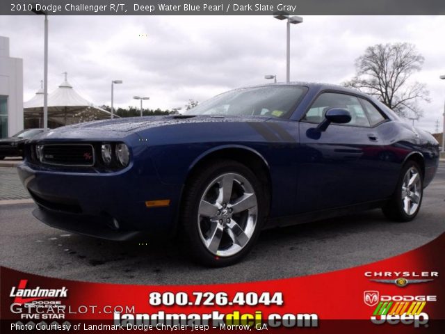 2010 Dodge Challenger R/T in Deep Water Blue Pearl