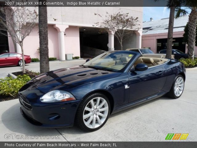 2007 Jaguar XK XK8 Convertible in Indigo Blue Metallic
