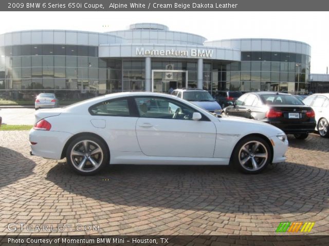 2009 BMW 6 Series 650i Coupe in Alpine White