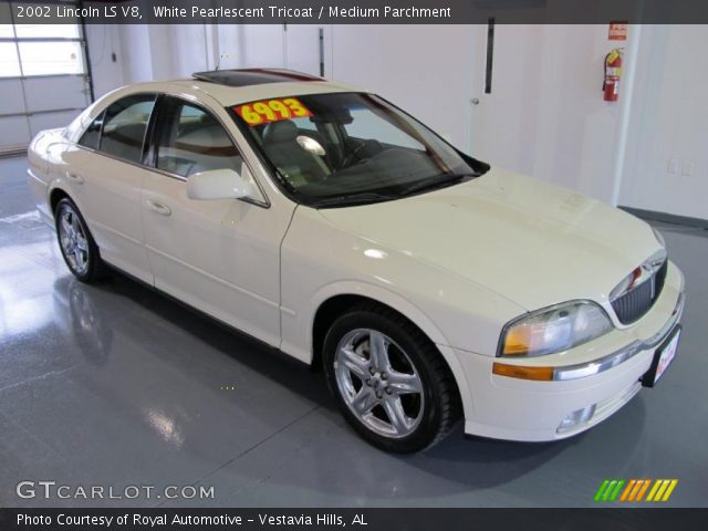 2002 Lincoln LS V8 in White Pearlescent Tricoat