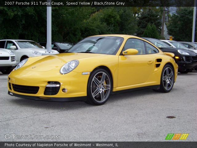 2007 Porsche 911 Turbo Coupe in Speed Yellow