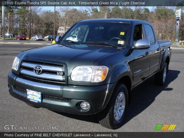 2005 Toyota Tundra SR5 Double Cab 4x4 in Timberland Green Mica