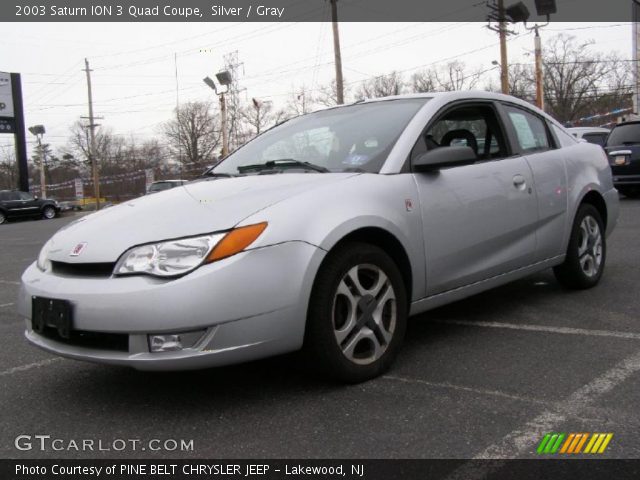 2003 Saturn ION 3 Quad Coupe in Silver