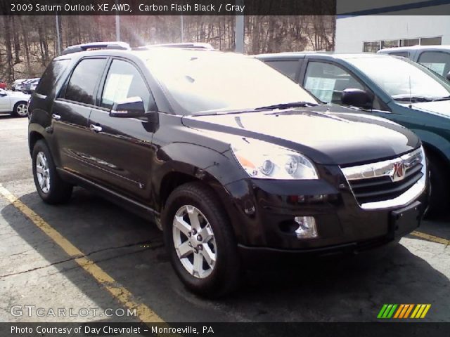 2009 Saturn Outlook XE AWD in Carbon Flash Black