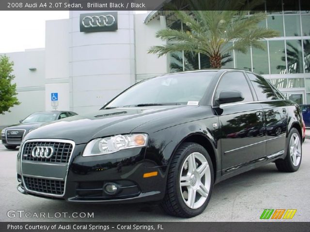 2008 Audi A4 2.0T Sedan in Brilliant Black