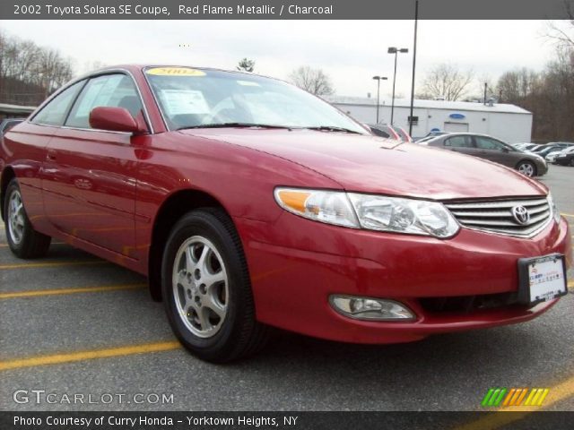 2002 Toyota Solara SE Coupe in Red Flame Metallic