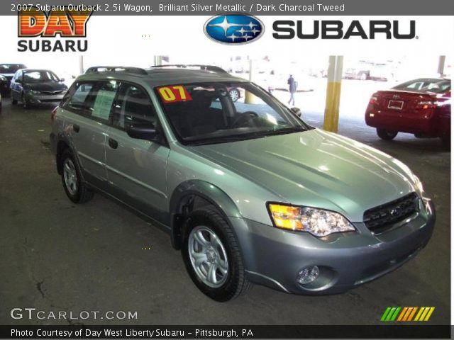 2007 Subaru Outback 2.5i Wagon in Brilliant Silver Metallic