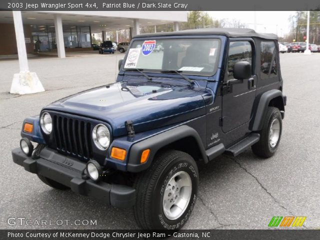 2003 Jeep Wrangler Sport 4x4 in Patriot Blue