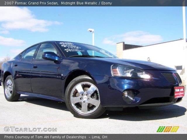 2007 Pontiac Grand Prix Sedan in Midnight Blue Metallic