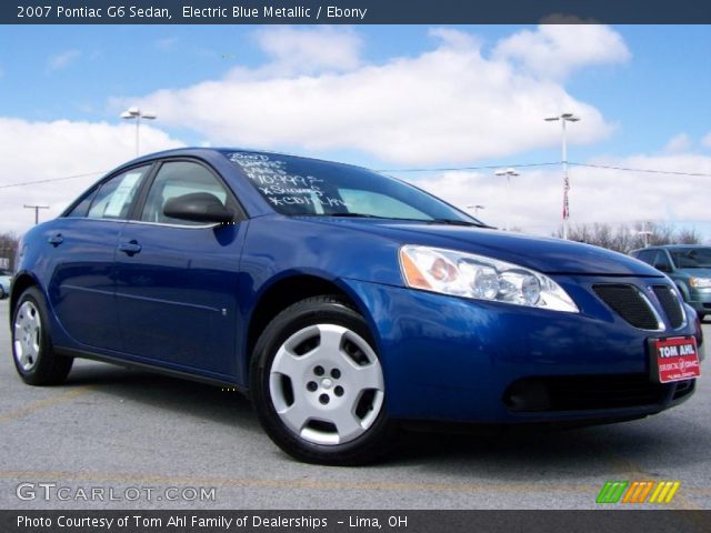 2007 Pontiac G6 Sedan in Electric Blue Metallic