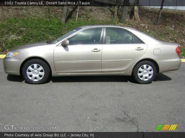 2002 Toyota Camry LE in Desert Sand Mica