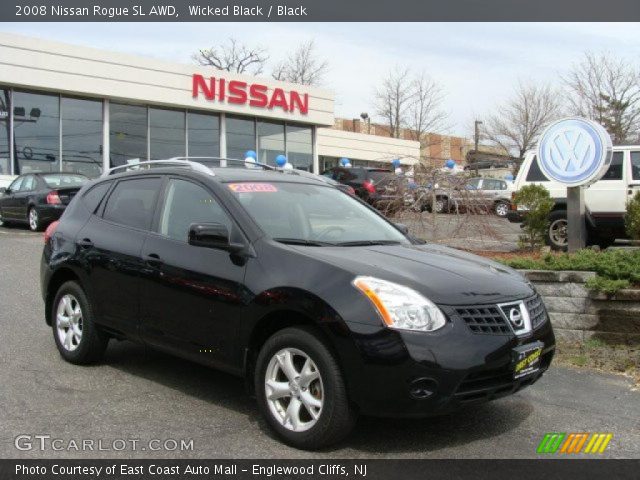 2008 Nissan Rogue SL AWD in Wicked Black
