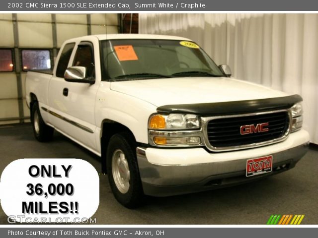 2002 GMC Sierra 1500 SLE Extended Cab in Summit White