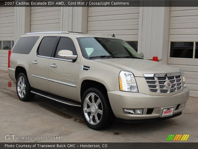 2007 Cadillac Escalade ESV AWD in Gold Mist