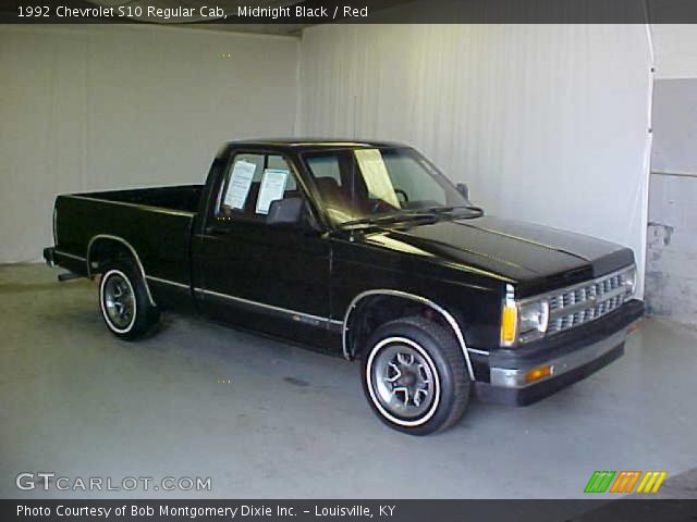 1992 Chevrolet S10 Regular Cab in Midnight Black