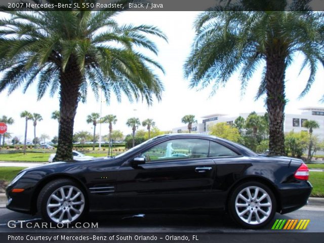 2007 Mercedes-Benz SL 550 Roadster in Black