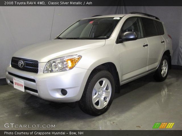 2008 Toyota RAV4 4WD in Classic Silver Metallic