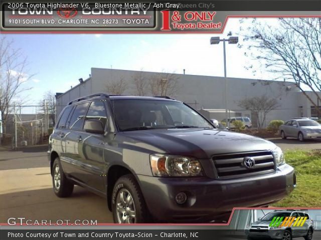 2006 Toyota Highlander V6 in Bluestone Metallic