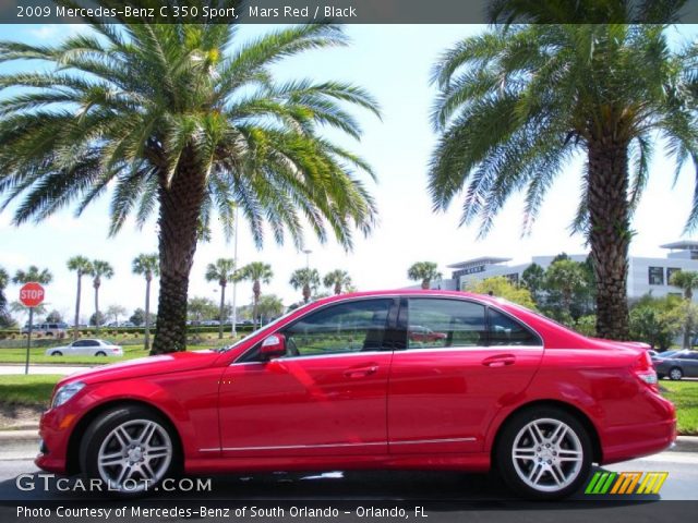 2009 Mercedes-Benz C 350 Sport in Mars Red