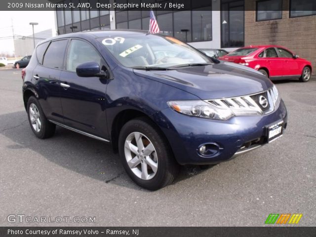 2009 Nissan Murano SL AWD in Deep Sapphire Metallic