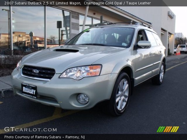 2007 Subaru Outback 2.5 XT Limited Wagon in Champagne Gold Opal