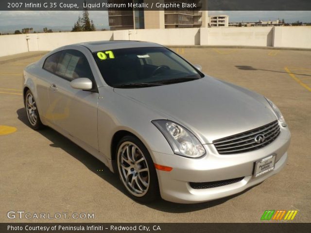 2007 Infiniti G 35 Coupe in Liquid Platinum Metallic