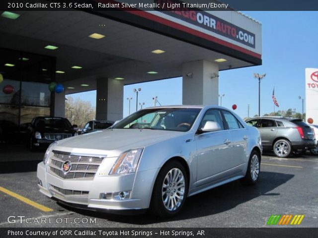 2010 Cadillac CTS 3.6 Sedan in Radiant Silver Metallic