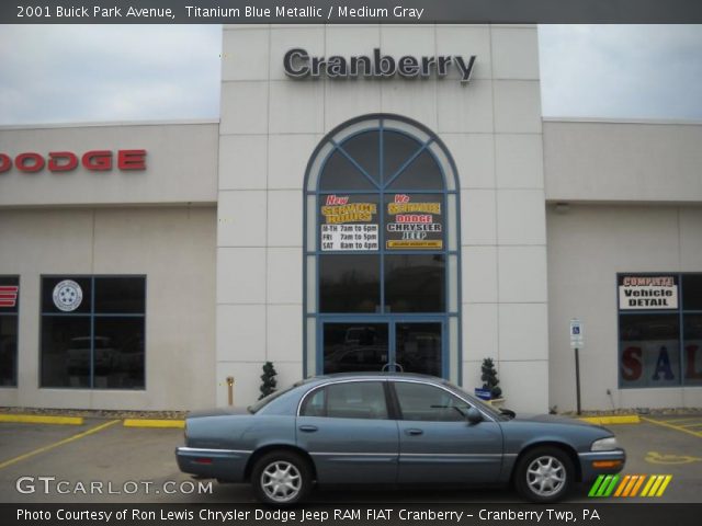 2001 Buick Park Avenue  in Titanium Blue Metallic