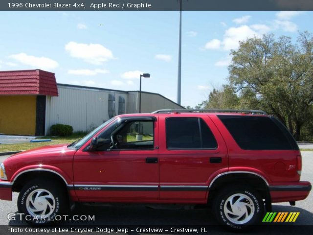 1996 Chevrolet Blazer 4x4 in Apple Red