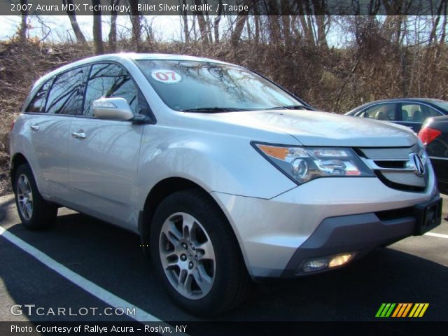 2007 Acura MDX Technology in Billet Silver Metallic