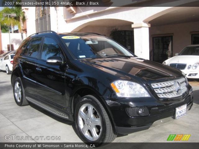2007 Mercedes-Benz ML 350 4Matic in Black