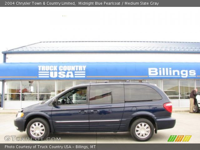 2004 Chrysler Town & Country Limited in Midnight Blue Pearlcoat