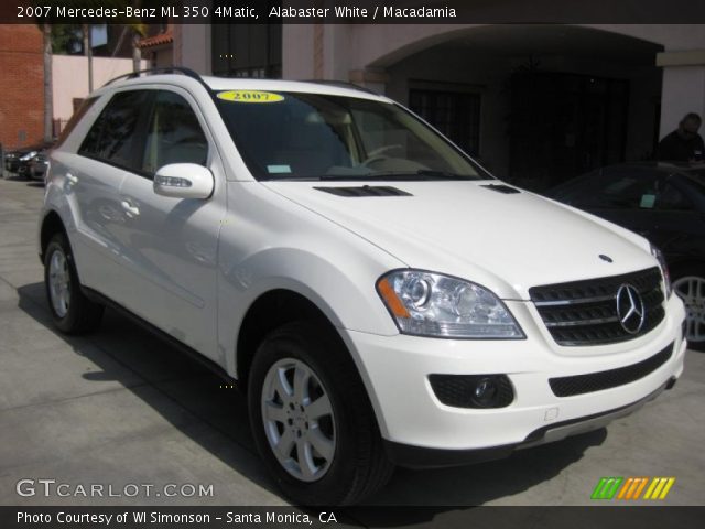 2007 Mercedes-Benz ML 350 4Matic in Alabaster White