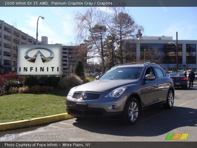 2008 Infiniti EX 35 AWD in Platinum Graphite Gray